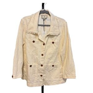 Tuckernuck Pearl Baldwin Jacket Linen Blend NWT